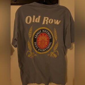 Old Row tee. Vintage size medium